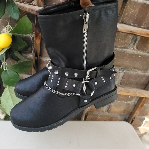 rue21 etc Combat Ankle Boots Sz 9 - Picture 7 of 12